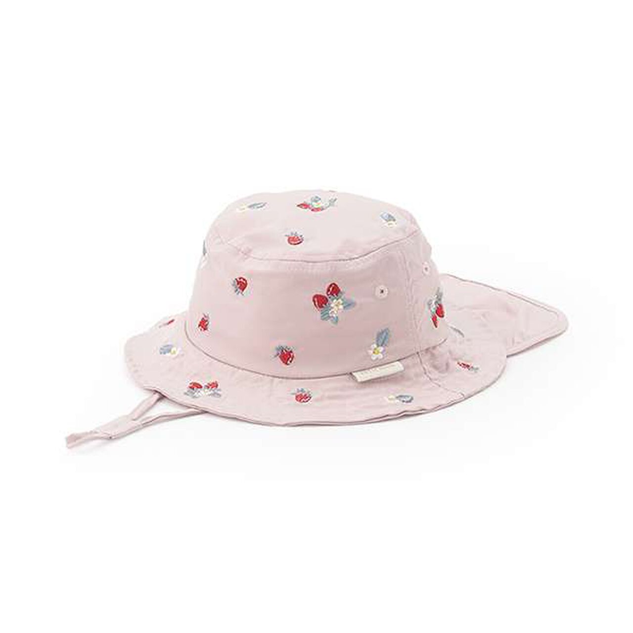 [Heat-Resistant] Embroidered Bucket Hat,Off white, large image number 15
