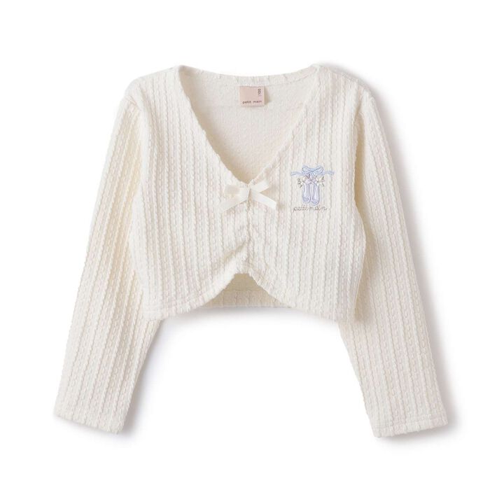 Ballet Jacquard Top,Charcoal gray, medium image number 9