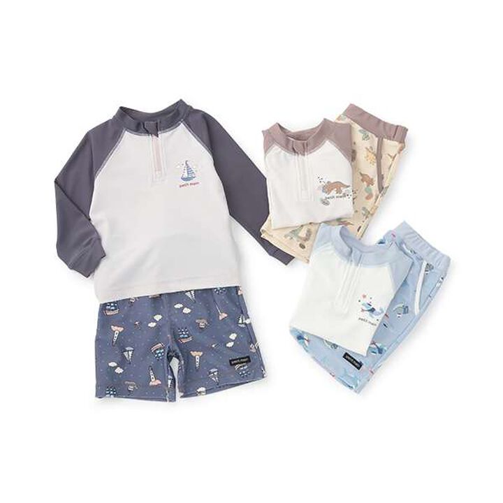 [SWIM] Boys Swim Assortment Outfit Set,Mocha tea, medium image number 19