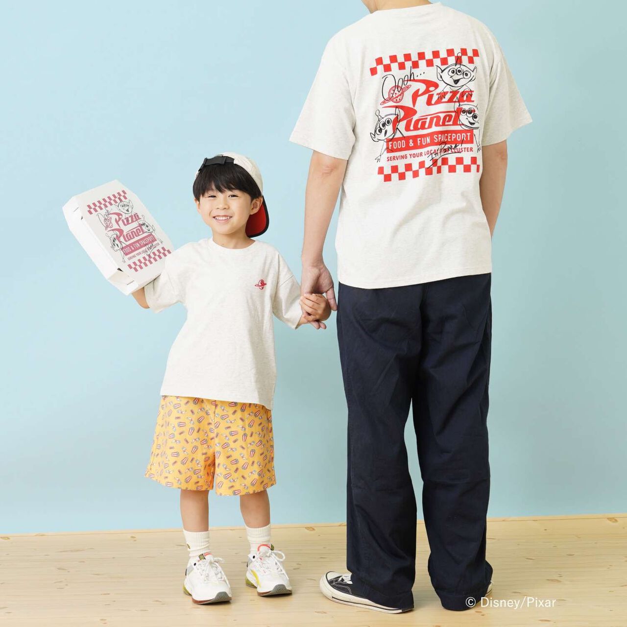 [Disney-Pixar-Toy Story] Alien Wide Short Sleeve T-Shirt,Milky white, large image number 6