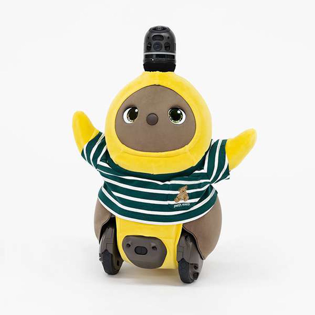 petit main × LOVOT Pocket Stripe T-Shirt,Navy, large image number 12