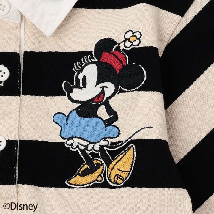 [Disney][Link] Rugby Long-Sleeve One-Piece Dress,Lavender, medium image number 7