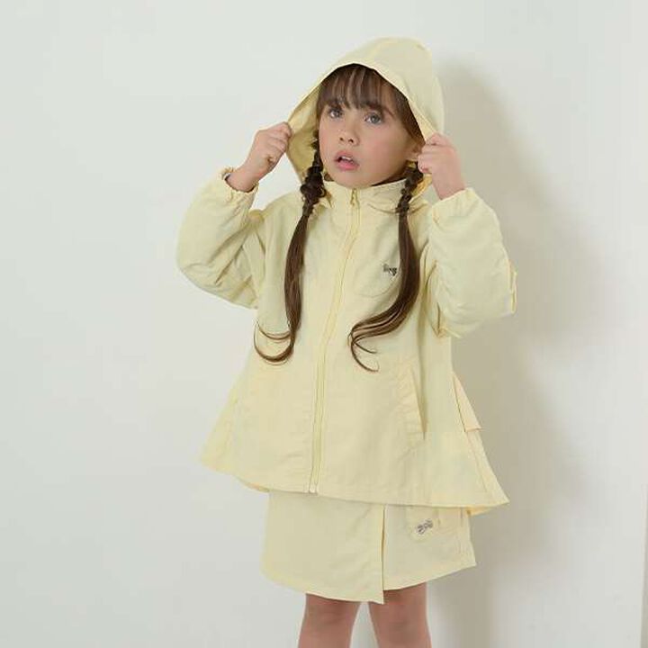 [Water-Repellent] Back Frill A-Line Mountain Parka (Storage Bag Included),Lavender, medium image number 4