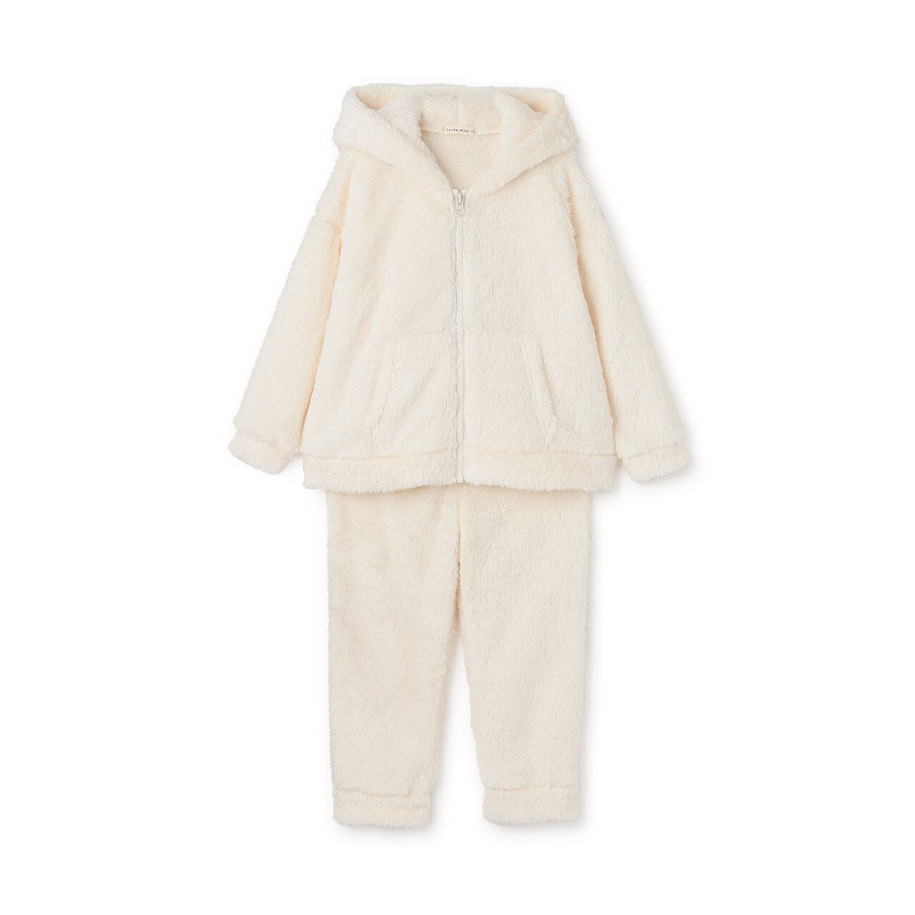 Bunny & Cat Hoodie & Pants Set,Lavender, large image number 1