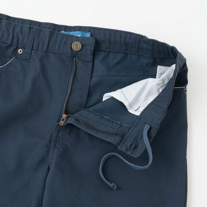 Cotton-Poly Stretch Twill Slim Pants,Khaki, medium image number 4