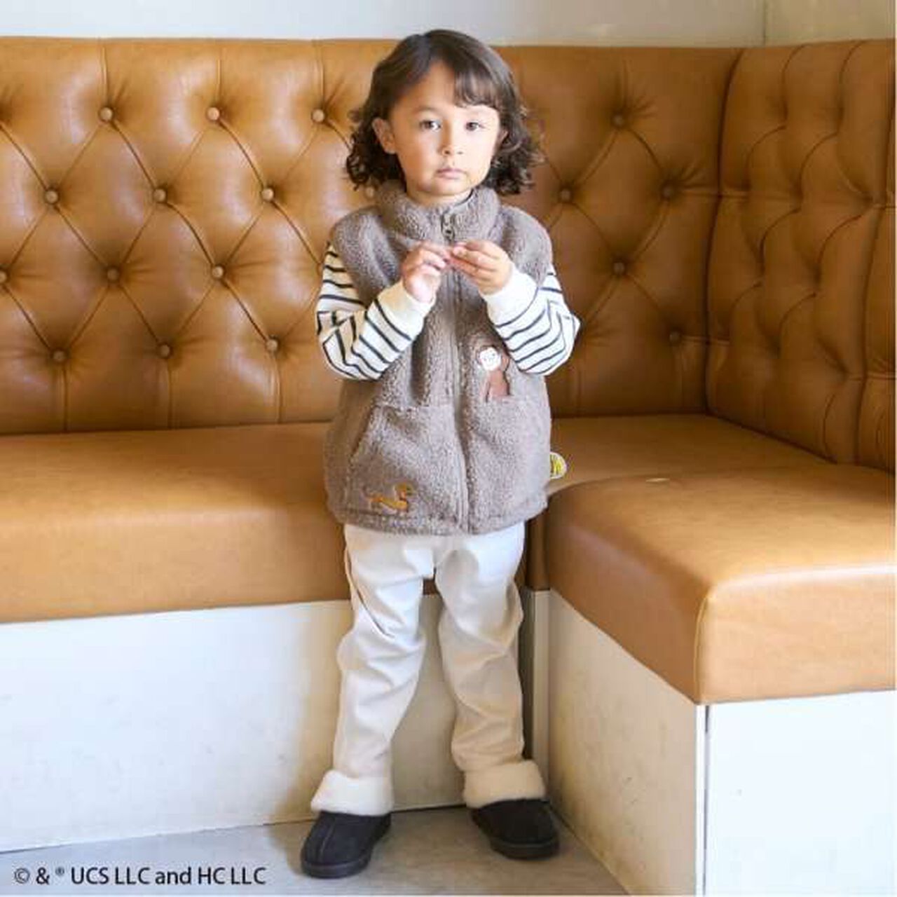 Curious George Boa Vest,Mocha tea, large image number 8