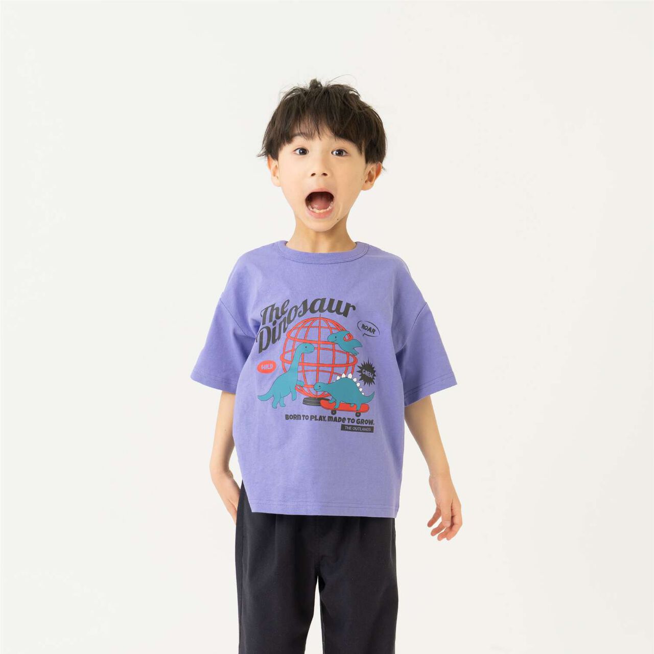 [365D] OFUZAKE Short-Sleeve T-Shirt,Purple, large image number 0