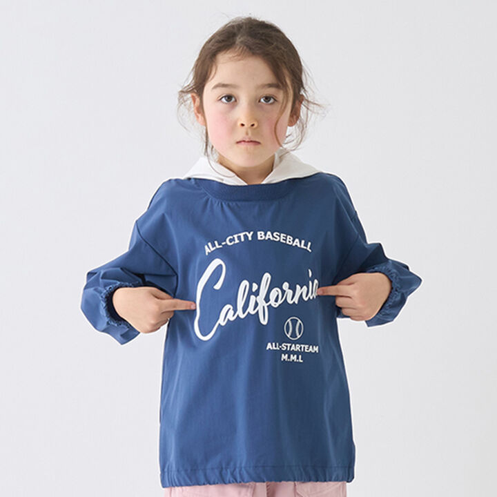 [4 WAY Stretch] [Water-Repellent] Nylon T-Shirt,Navy, medium image number 0