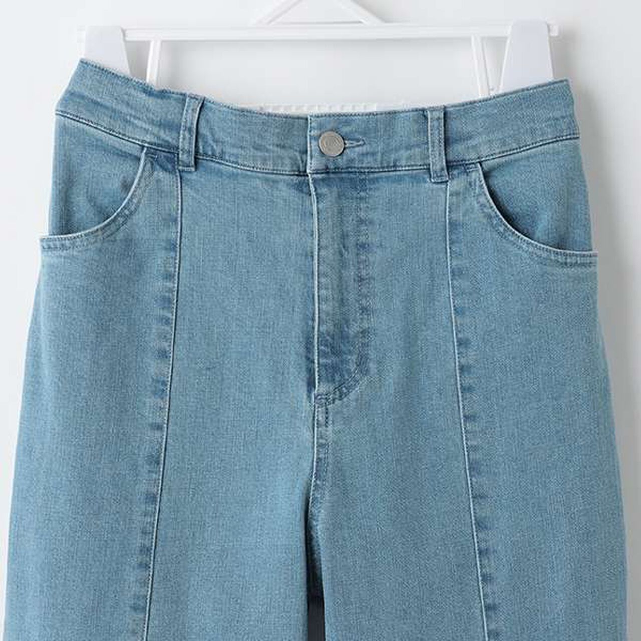 [AMI] Denim Flare Pants,Black, large image number 15