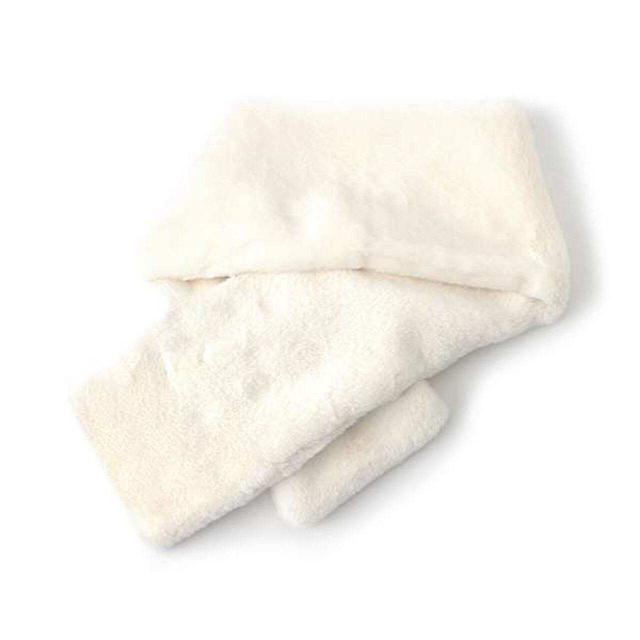 Ribbon Faux Fur Scarf,Pink, large image number 1