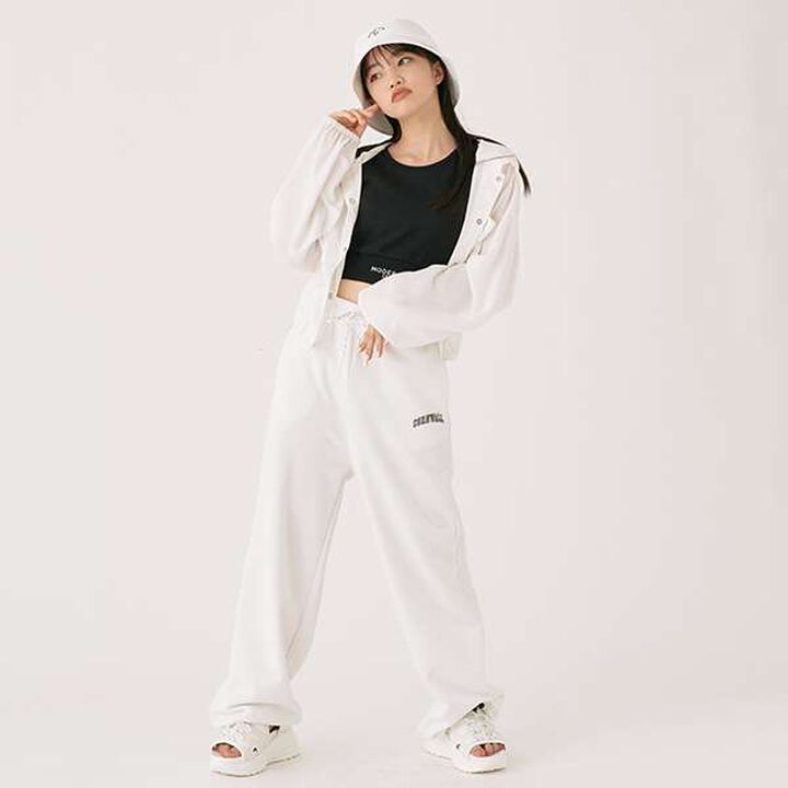 Drawstring Sweatpants,Smoke white, medium image number 8