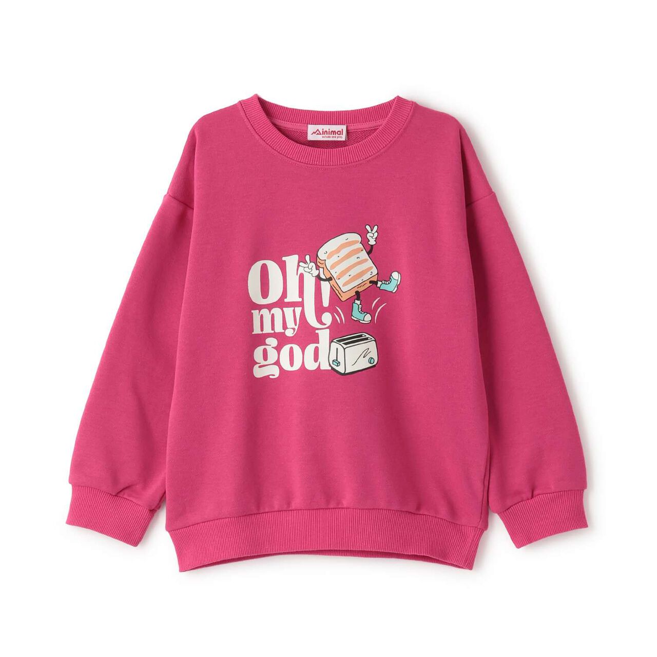 OMG Print Pullover,Blue green, large image number 13