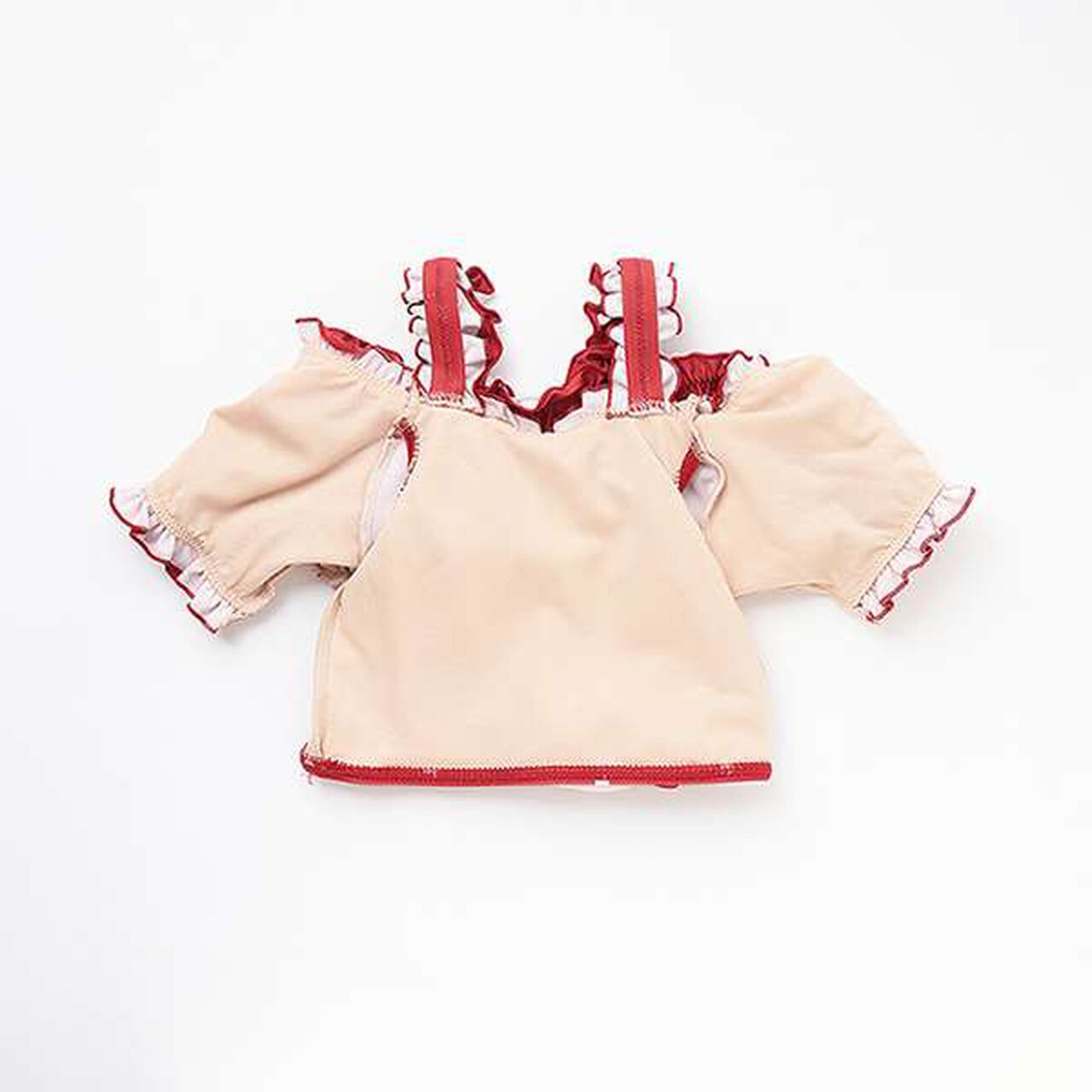 [SWIM] Heart Puff Sleeve Tankini,Ivory, large image number 6