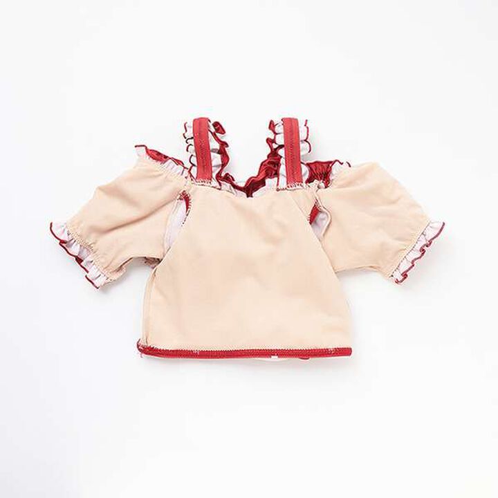 [SWIM] Heart Puff Sleeve Tankini,Ivory, medium image number 6