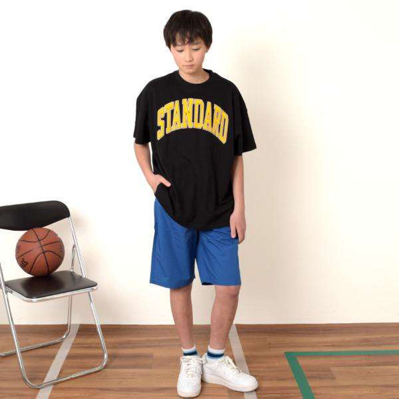 Street Crack Logo Big Short Sleeve T-Shirt,Black, large image number 14