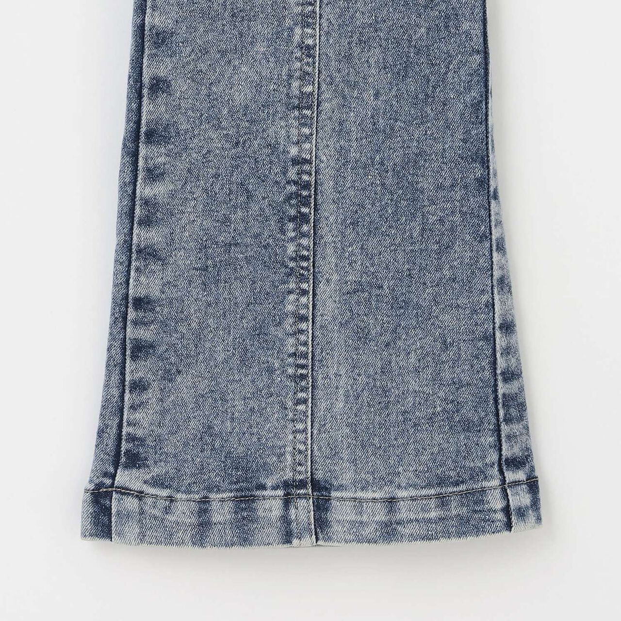 [Stretch] Stylish Flare Denim Pants,Sax blue, large image number 22