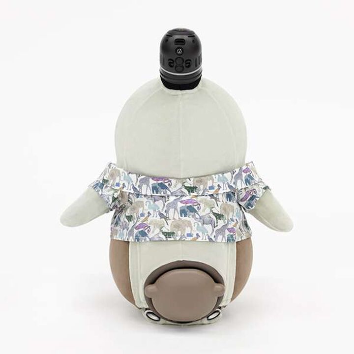 SENSE OF WONDER × LOVOT Liberty Fur Fabric Shirt,Blue, medium image number 2