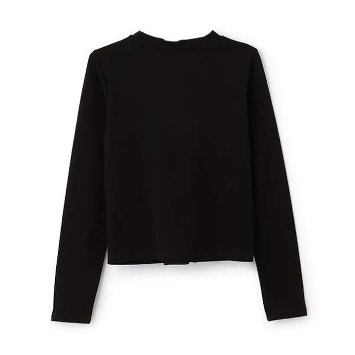 Lace-Up T-Shirt,Off white, medium image number 5