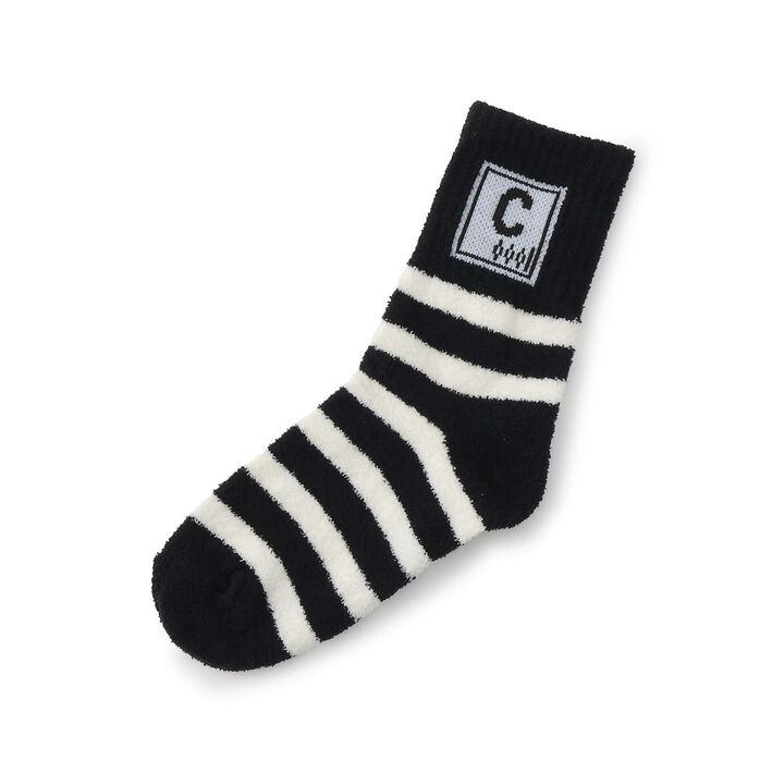 195 Stripe Pattern Assorted Socks,Gray, medium image number 1