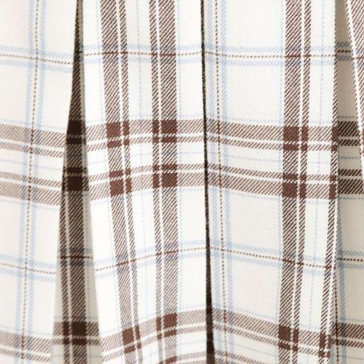 Brushed Pleated Skirt,Charcoal gray, medium image number 15