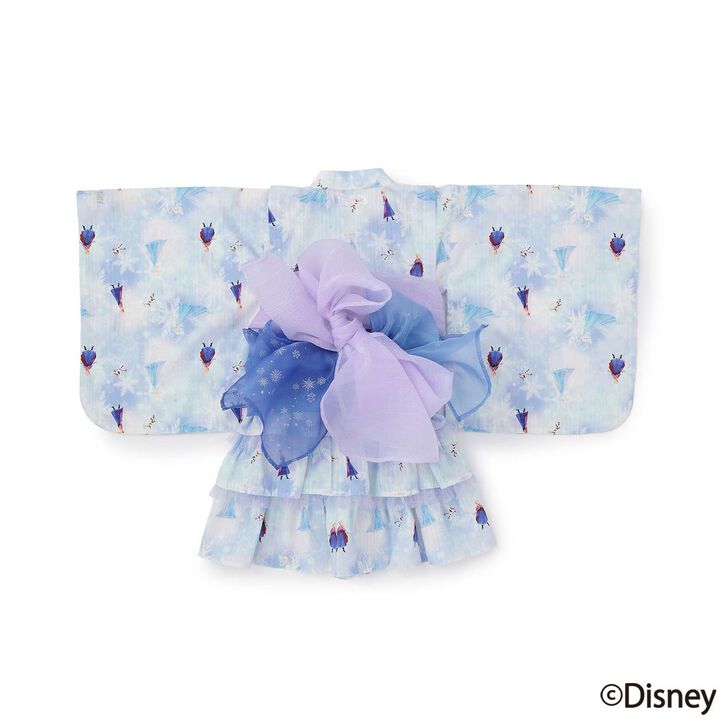 Frozen Yukata Dress [Cool Touch & Quick-Dry Absorbent],Sax blue, medium image number 5