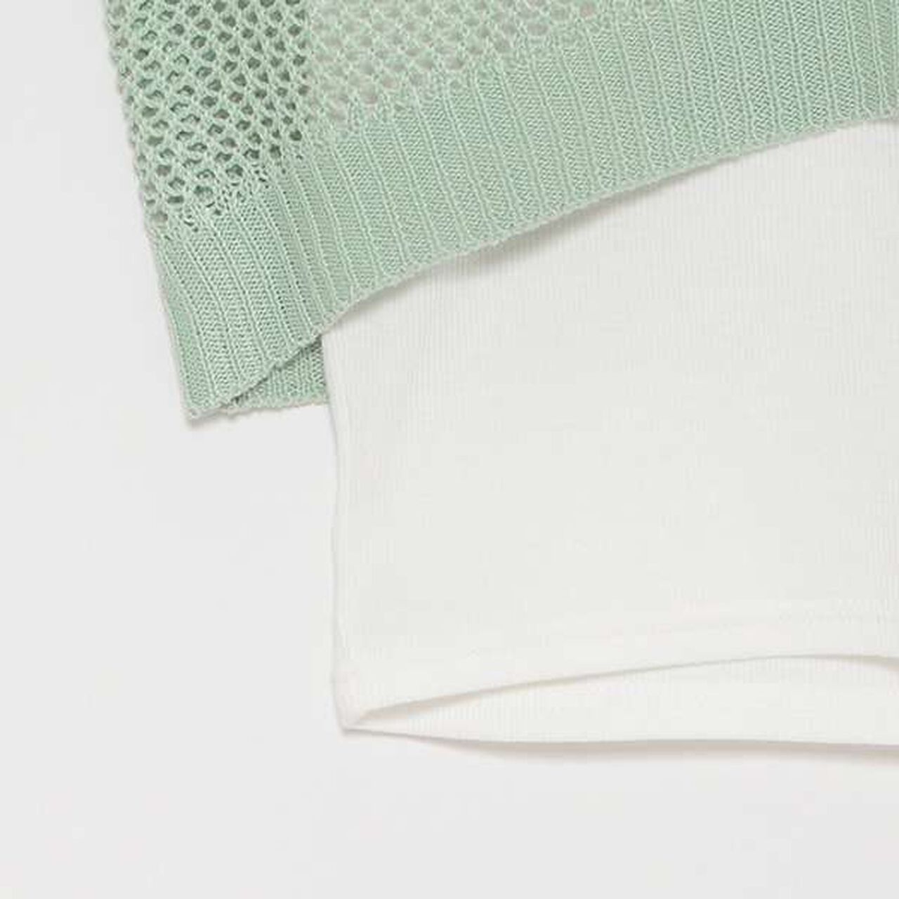 LTXC - Mesh Knit with Inner Layer,Black, large image number 18