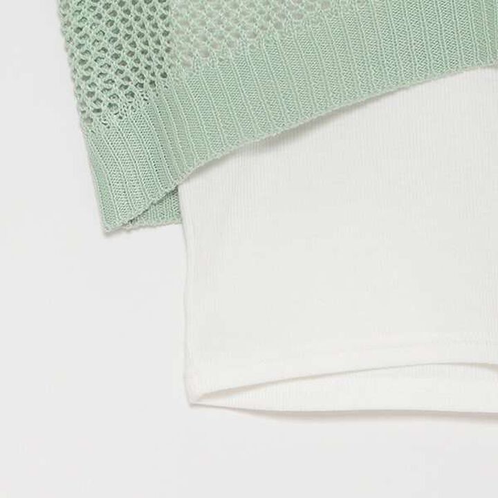 LTXC - Mesh Knit with Inner Layer,Black, medium image number 18