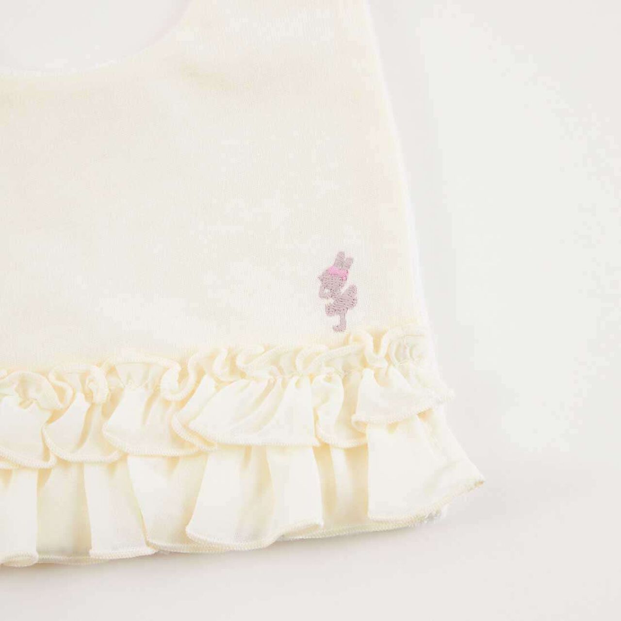 KP Bunny Ear Gift Bag Set: Bib & Bloomers,Off white, large image number 5