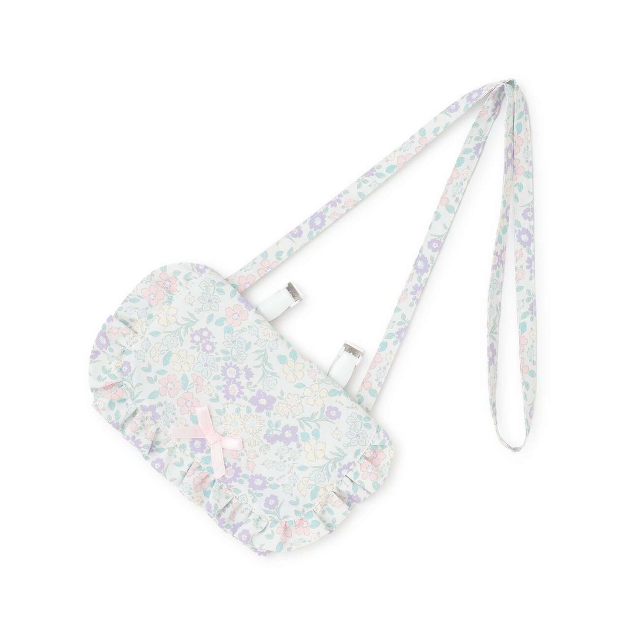 [School-Ready] [Water-Repellent, Anti-Stain, Durable, UV] Frill Detachable Pocket with Ribbon,Blue gray, large image number 8