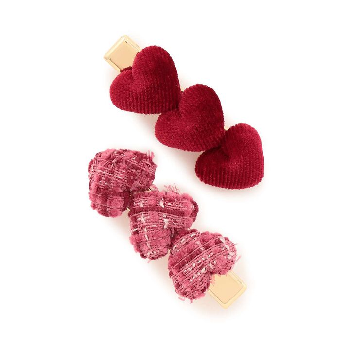 Heart Hair Clip 2-Pack,, medium