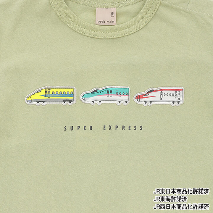 [Shinkansen] Assorted Patch Short Sleeve T-Shirt,Mocha tea, medium image number 15