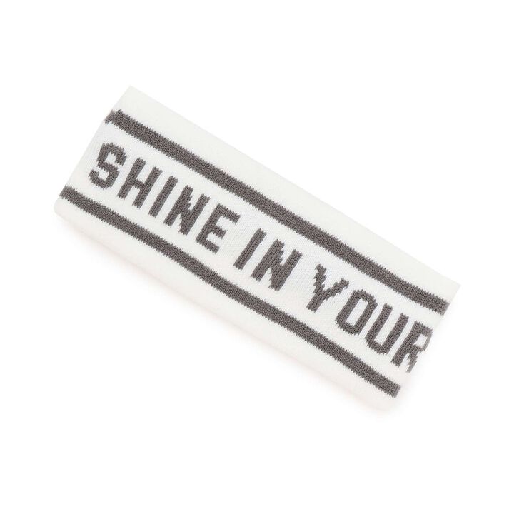 [LTXC] Jacquard Logo Headband,Pearl white, medium image number 3