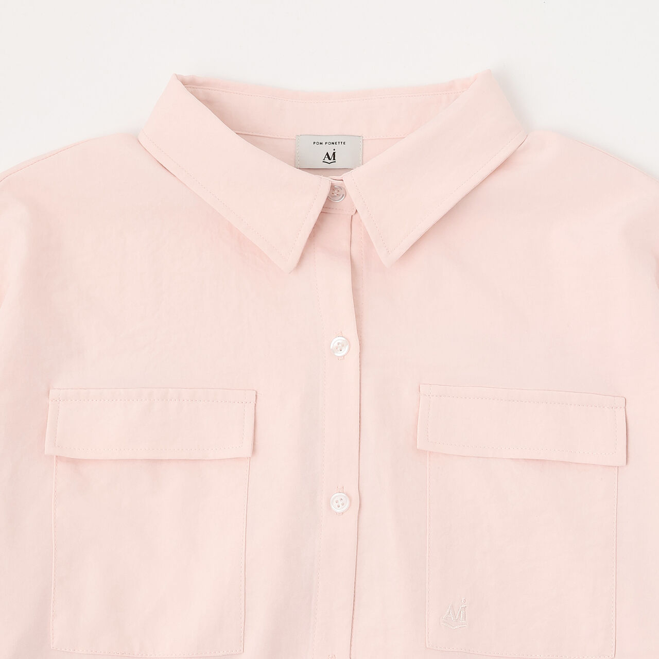 [AMI] Big Shirt × Compact T-Shirt Set,Light pink, large image number 7