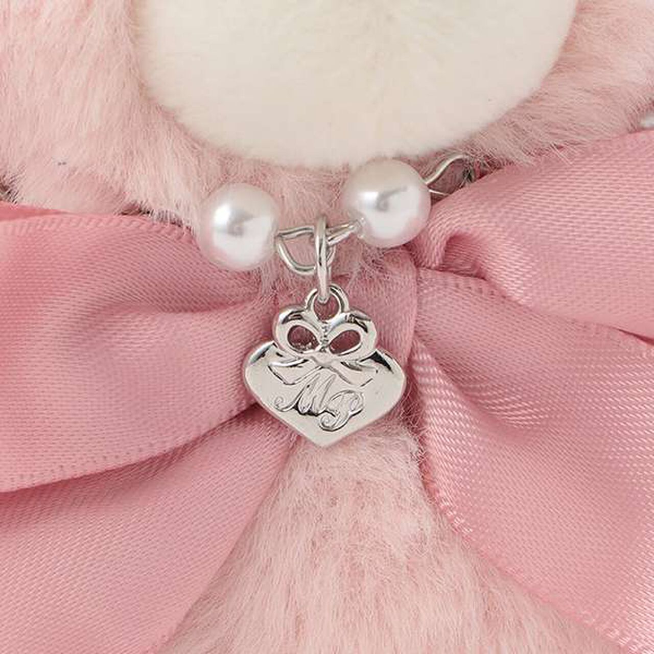 Fluffy Bunny Charm,Ivory, large image number 5