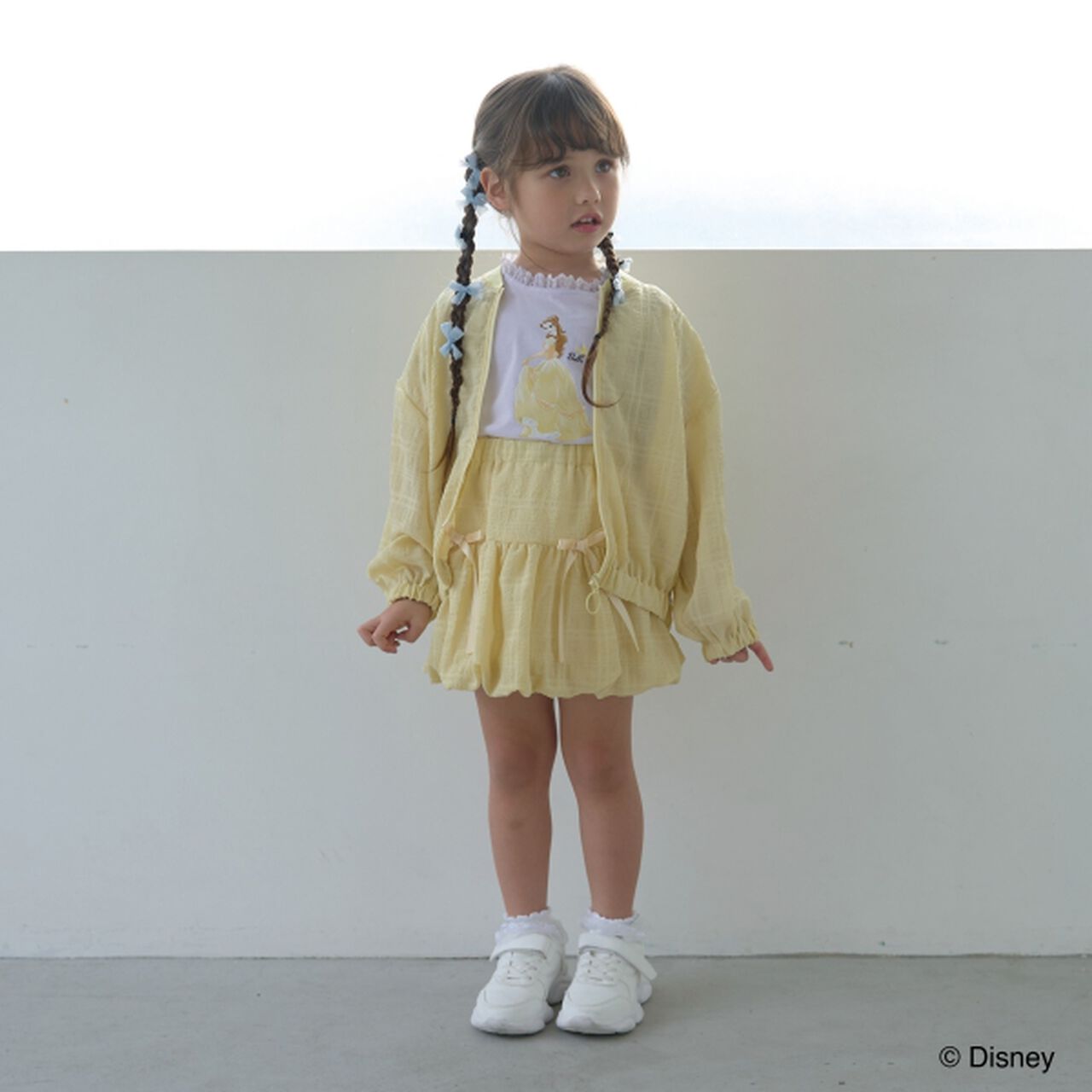 [Set Up Available] Sheer Oversized Silhouette Jacket,Lemon yellow, large image number 5