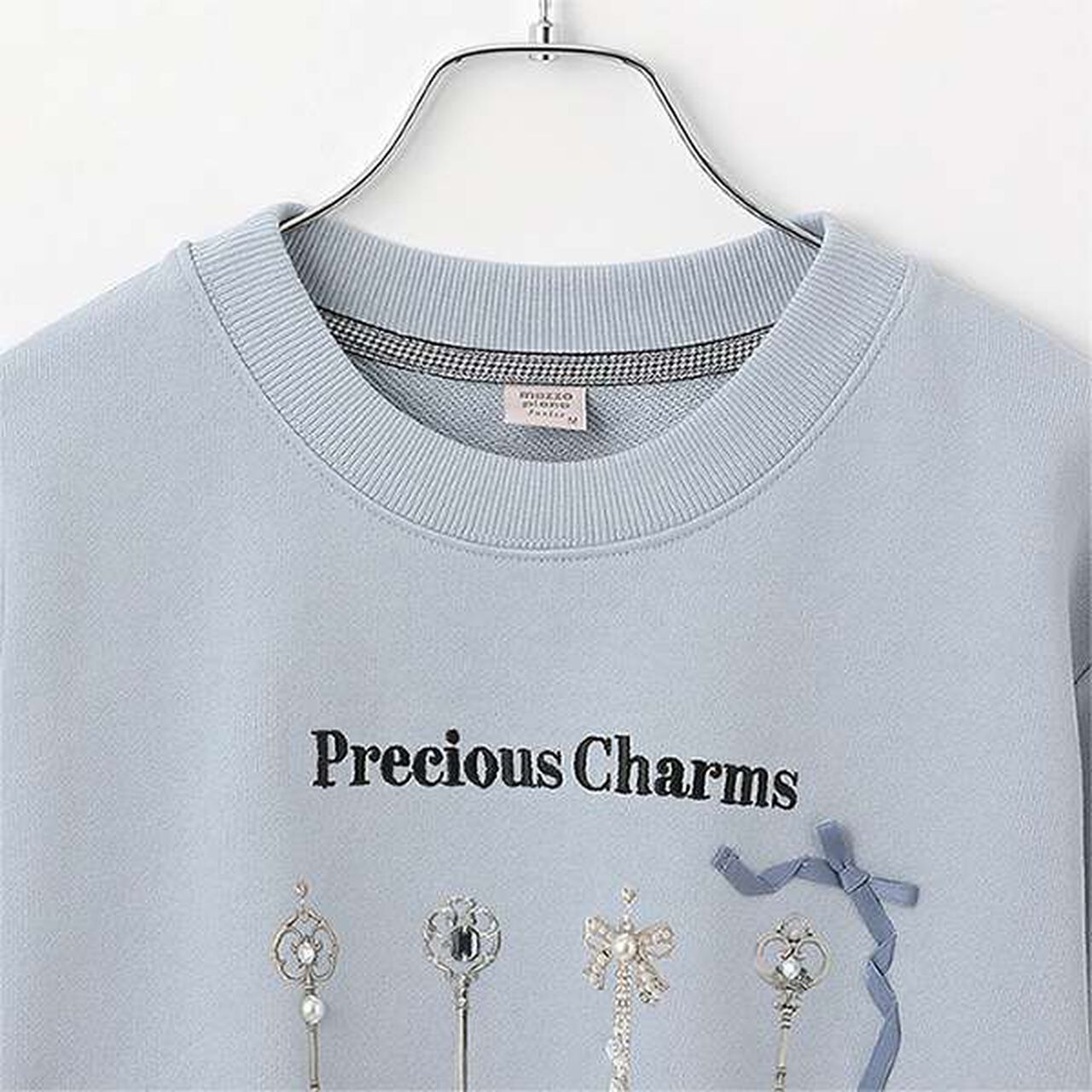 Charming Motif Sweatshirt,Off white, large image number 2