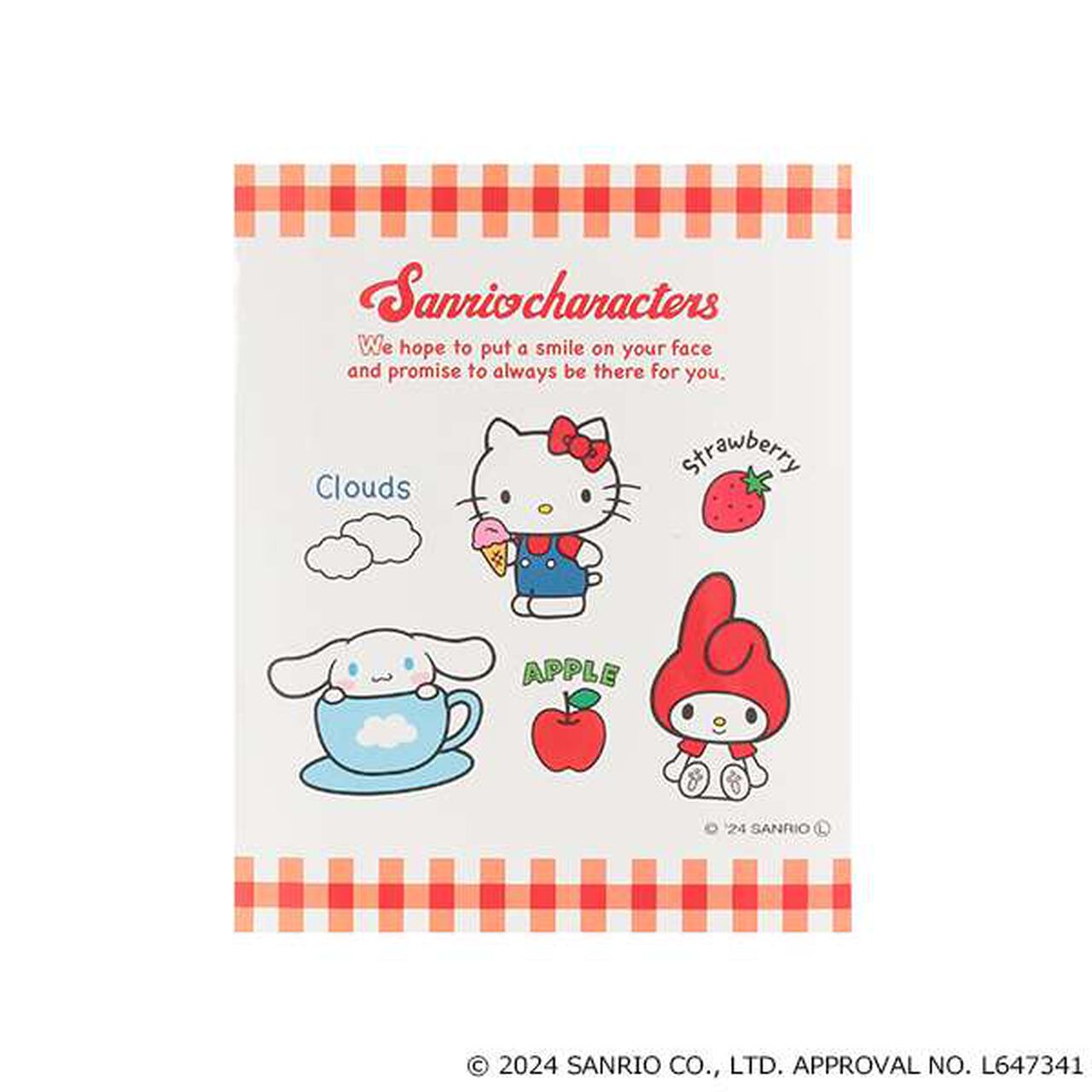 [Sanrio Characters] Appliqu&eacute; Scallop Long Sleeve T-Shirt,Light pink, large image number 7