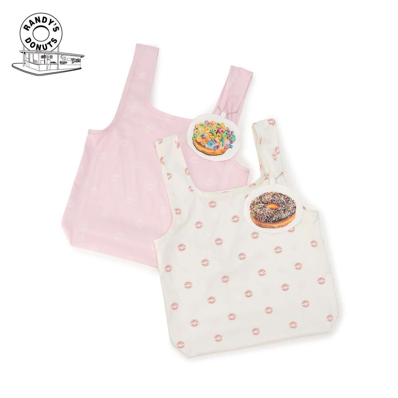 [Randy's]Donut Pouch Eco Bag,Off white, large image number 7