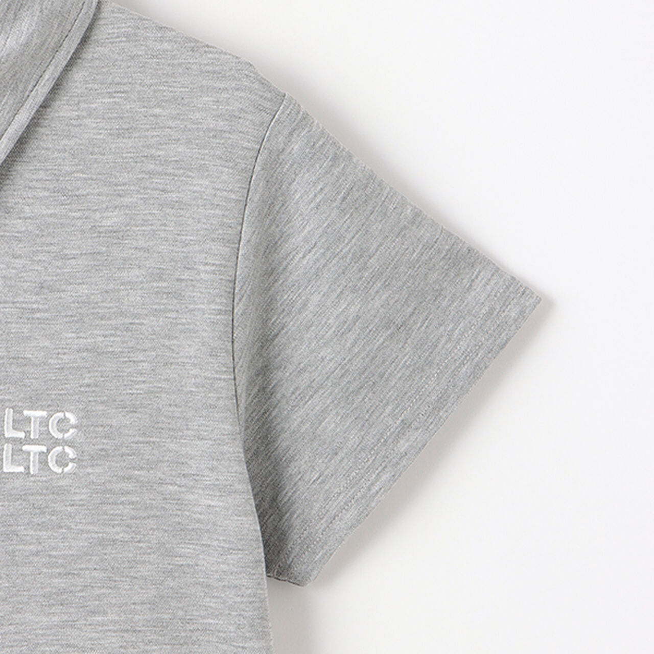 Polo Skirt Outfit Set,Top gray, large image number 5