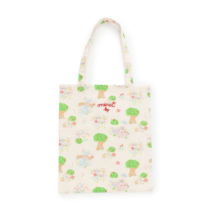 Lawn All-Over Print Bag,Off white, medium image number 4