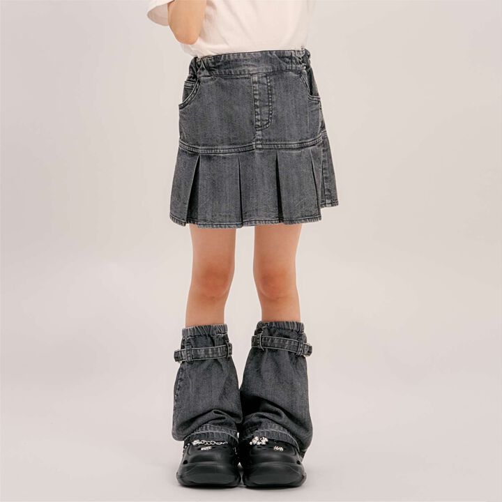 [Cool Touch] Denim Leg Covers,Black, medium image number 4