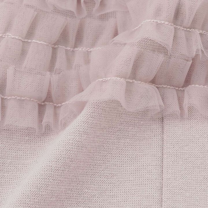 Back Frill Leggings,Mocha tea, medium image number 4