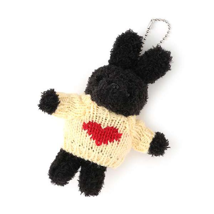 Rabbit Knit Keychain,Lavender, medium image number 9