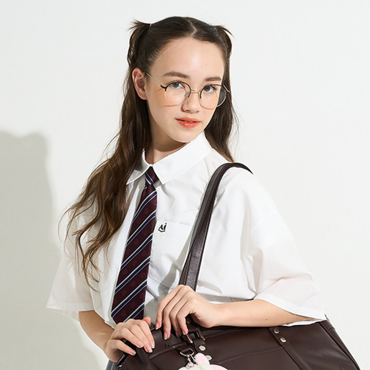 [New Colors Added Due to Popular Demand] [AMI] 5-Minute Sleeve Big Shirt x Compact T-Shirt,Off white, large image number 12