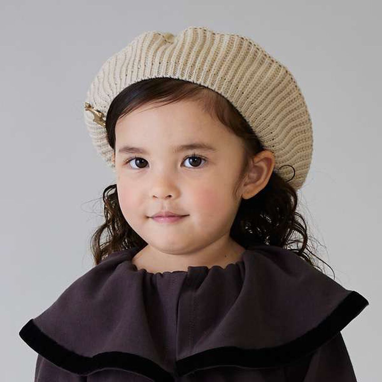 Knit Beret,Black, large image number 10