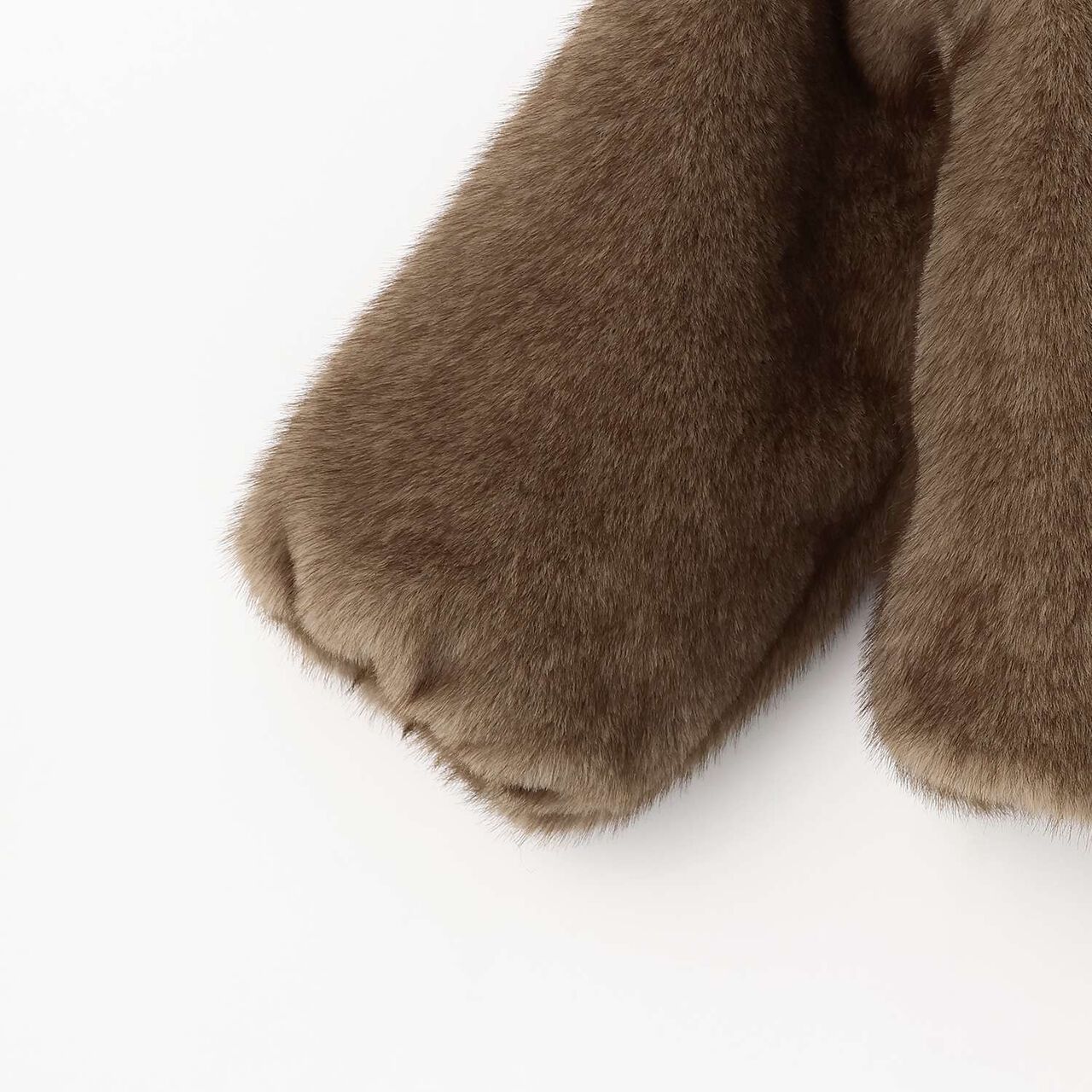 [Link] Faux Fur Jacket,Ivory, large image number 11