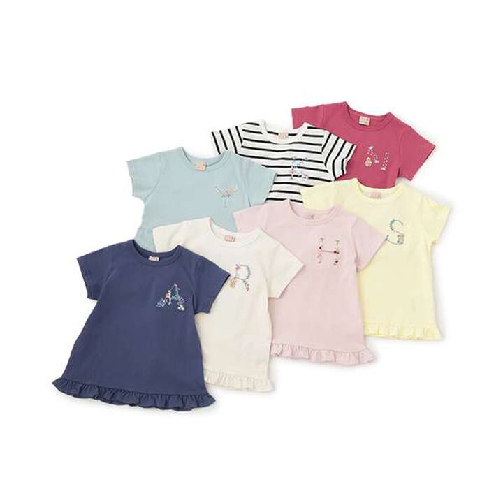 [Affordable] Alphabet T-Shirt,Black, medium image number 19