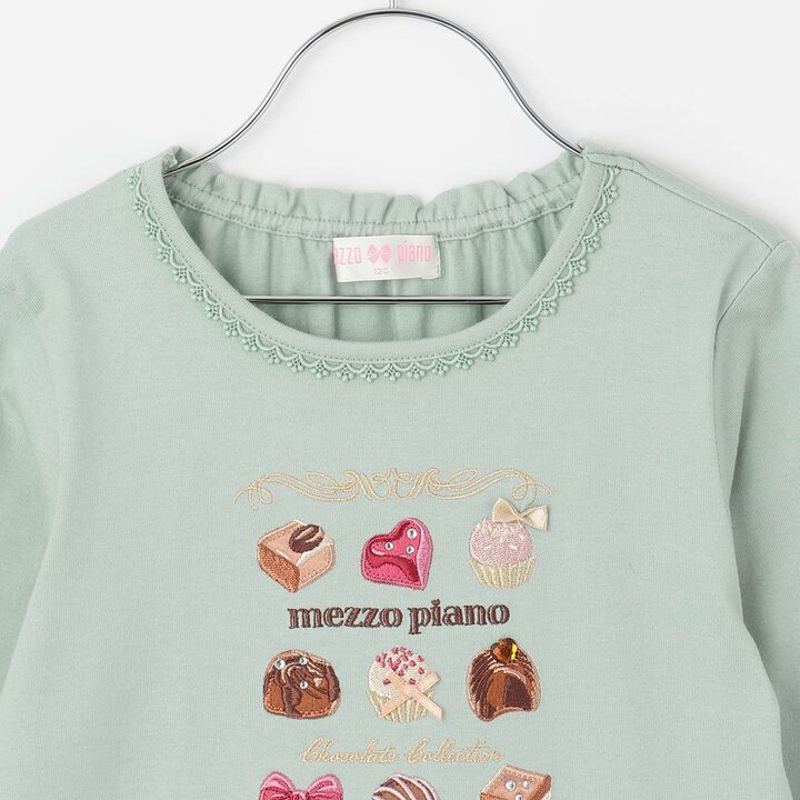 [Restock] Assorted Chocolate Box Long-Sleeve T-Shirt,Pink, medium image number 2