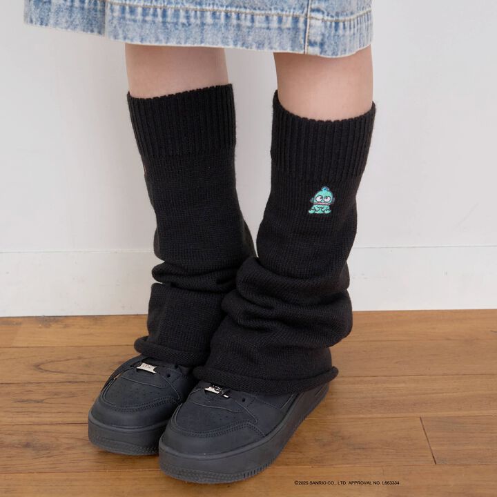 Sanrio Characters Knit Leg Covers,Black, medium image number 0