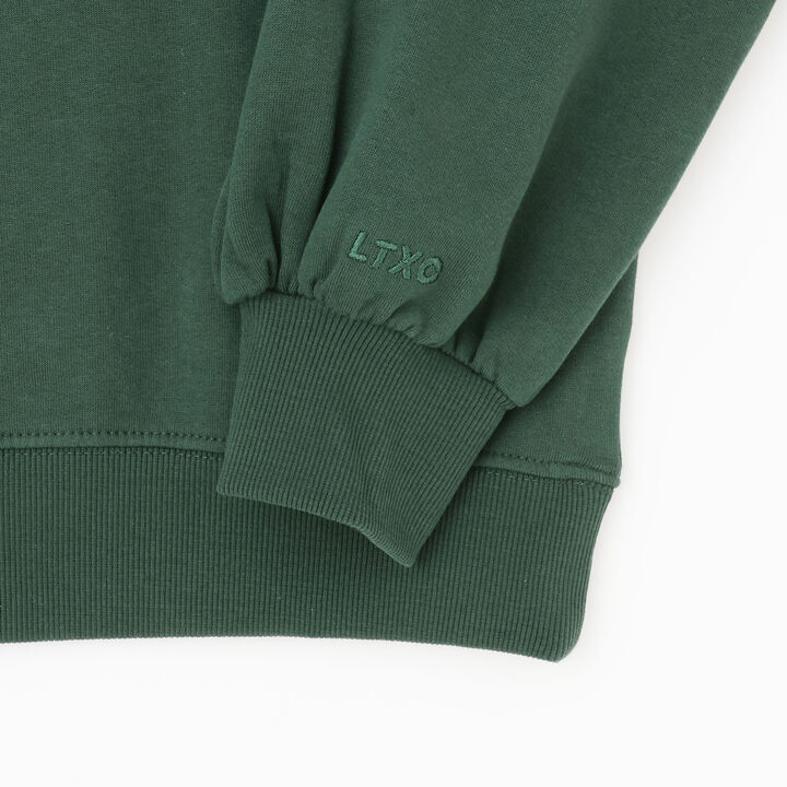 Wool Lined 100% Cotton Sweatshirt,Black, medium image number 14